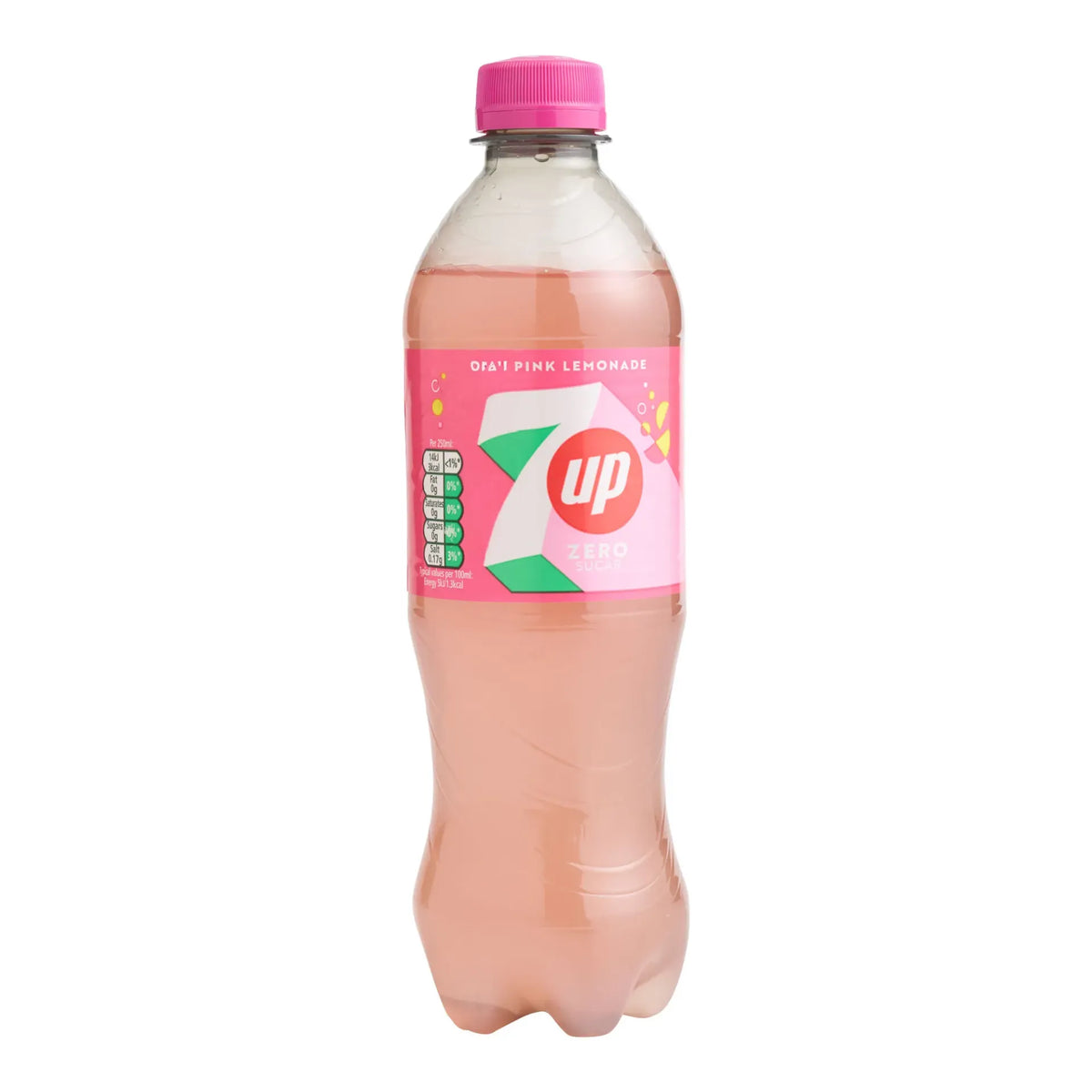 7UP Zero Pink Lemonade 500ml