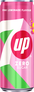 7UP PINK LEMONADE ZERO SUGAR 330ml
