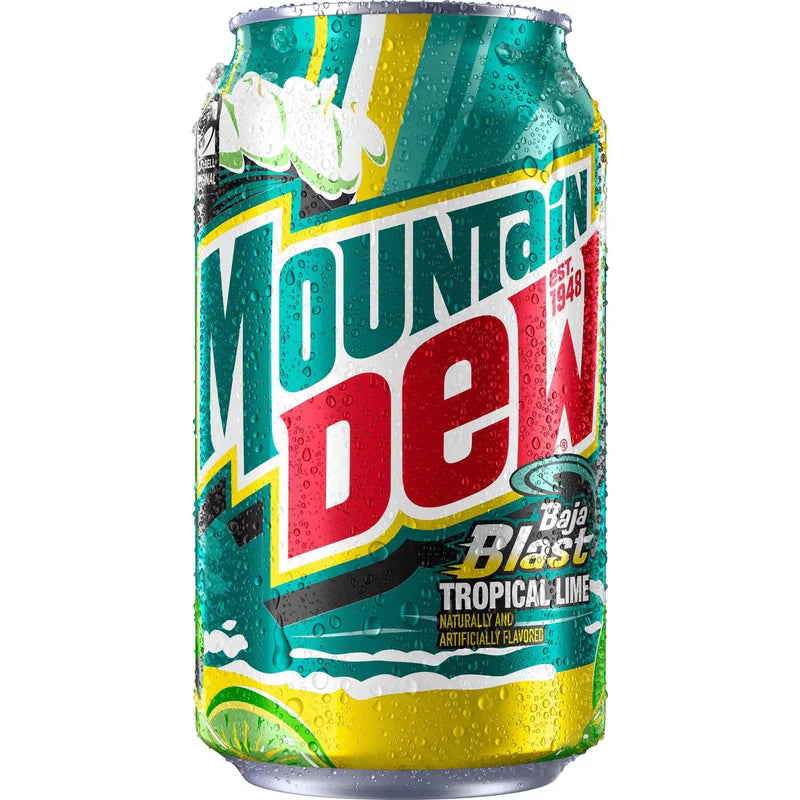 MNT DEW Baja Blast Tropical Lime 355ml